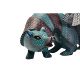 Armadillo vs Oso - Armadillo vs Bear Alebrije - Mexican Folk Art | Cactus Fine Art
