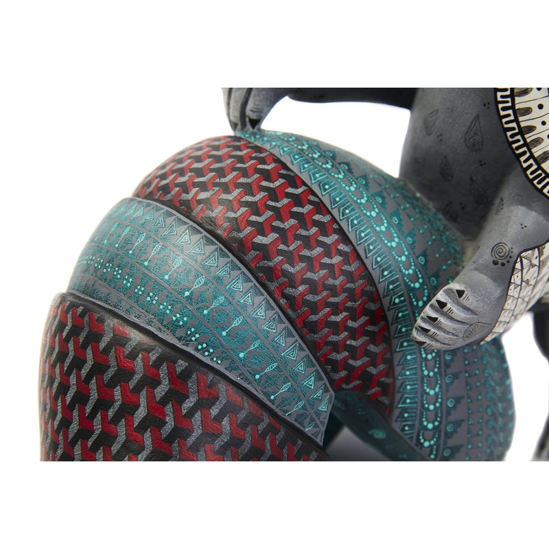Armadillo vs Oso - Armadillo vs Bear Alebrije - Mexican Folk Art | Cactus Fine Art