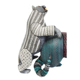 Armadillo vs Oso - Armadillo vs Bear Alebrije - Mexican Folk Art | Cactus Fine Art