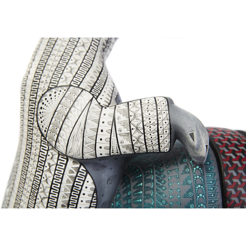 Armadillo vs Oso - Armadillo vs Bear Alebrije - Mexican Folk Art | Cactus Fine Art