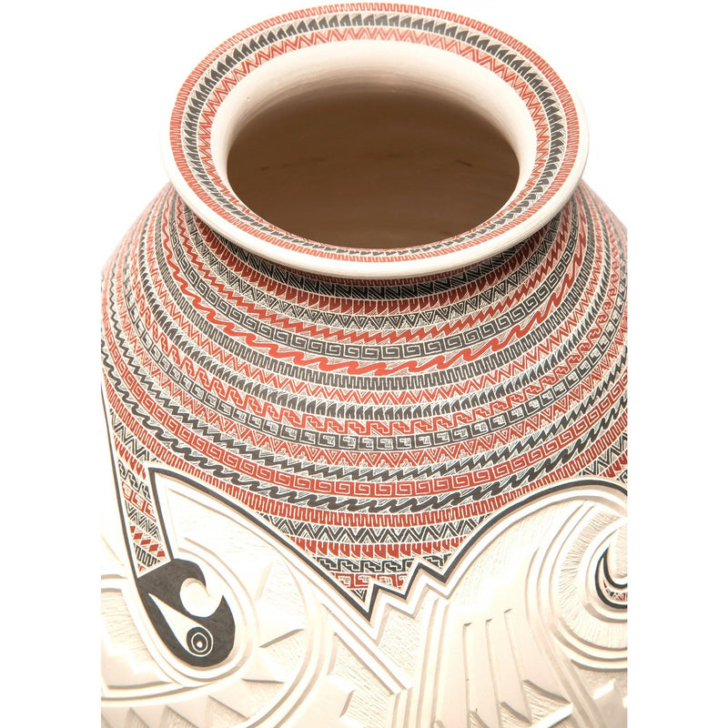 Vasija Natural / Ceramics Mexican Folk Art Mata Ortiz