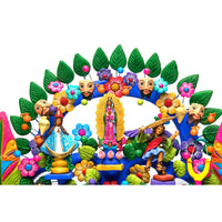 Arbol de las Artesanias / Ceramics Mexican Folk Art Clay Tree of Life