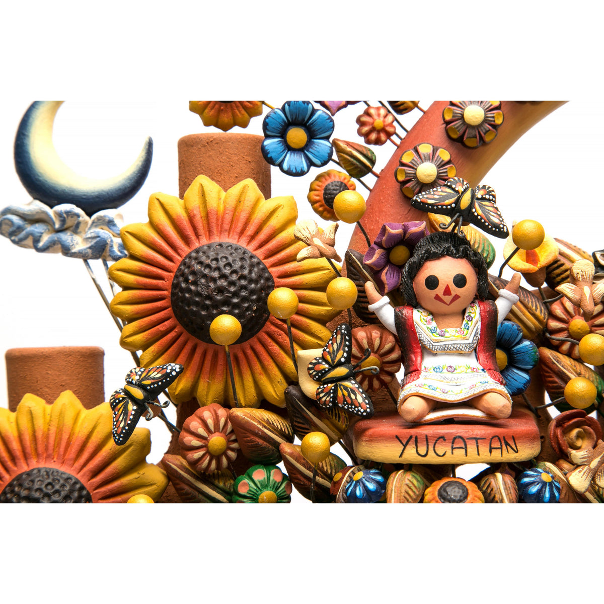 Arbol de Muñecas / Ceramics Mexican Folk Art Clay Tree of Life