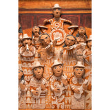 Banda de Yanhuitlan / Ceramics Mexican Folk Art Clay Frame