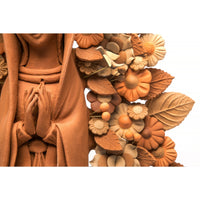 Virgen de Guadalupe / Ceramics Mexican Folk Art Clay