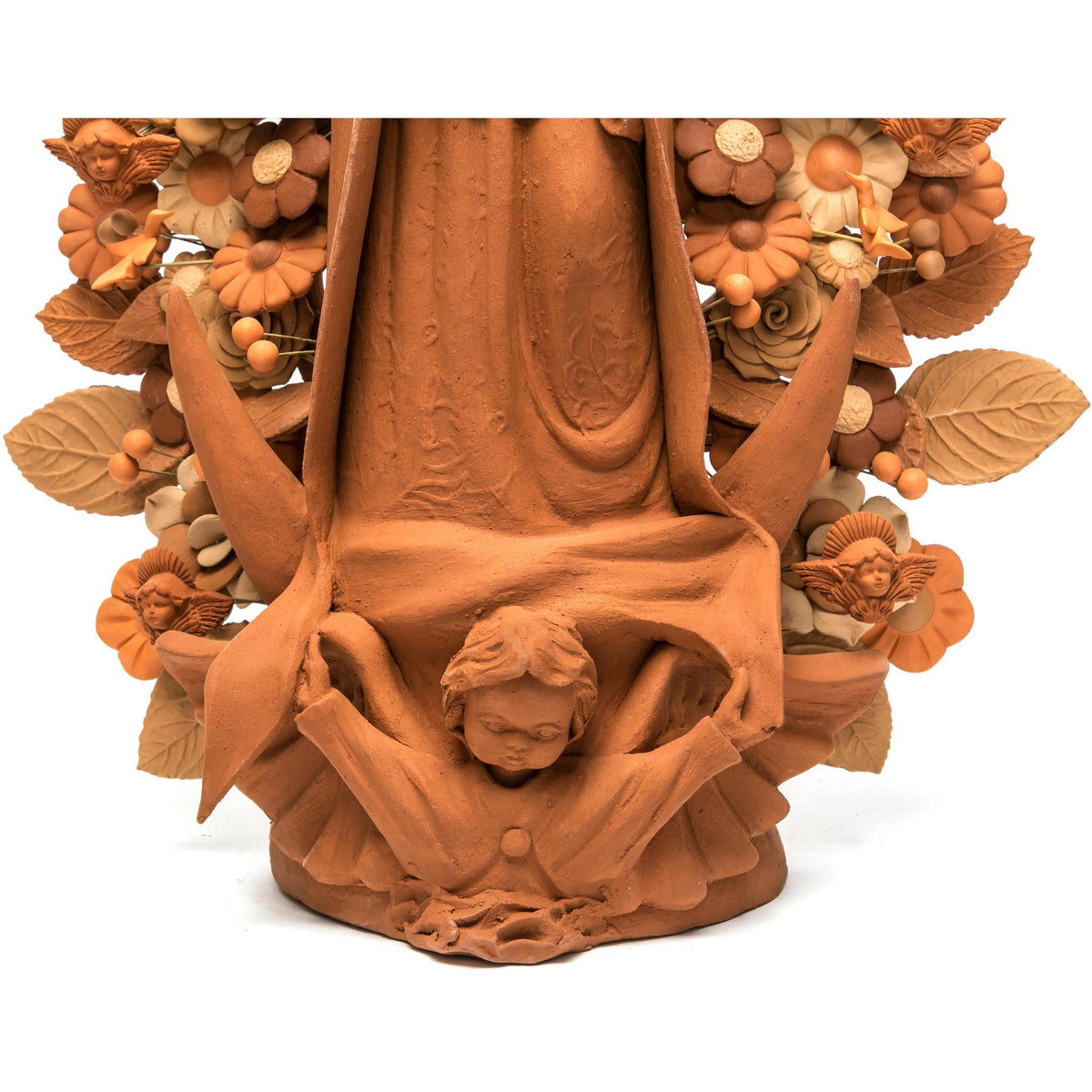 Virgen de Guadalupe / Ceramics Mexican Folk Art Clay