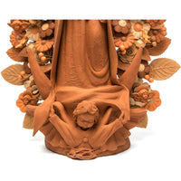 Virgen de Guadalupe / Ceramics Mexican Folk Art Clay