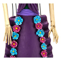 Catrina Vendedora de Aves / Mexican Folk Art Sculpture Featherwork and Ceramics