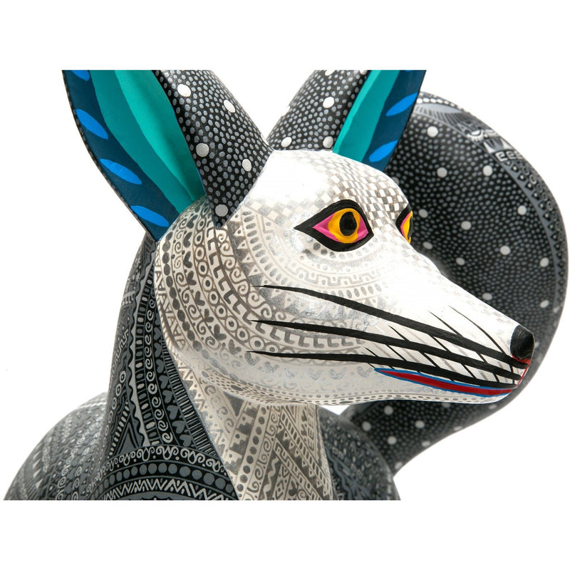 Siberian Husky / Woodcarving Alebrije Mexican Folk Art Sculpture