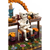 Ofrenda Dedicada a los muertos / Woodcarving Lacquer Mexican Folk Art