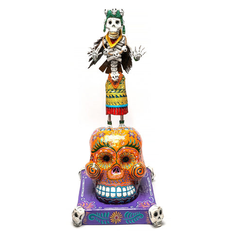 Representacion de Mictlantezihuatl / Mexican Folk Art Sculpture