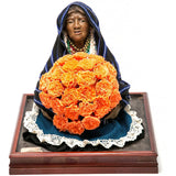 Vendedora de Xempatzuchil / Wax Sculpture Mexican Folk Art