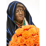 Vendedora de Xempatzuchil / Wax Sculpture Mexican Folk Art
