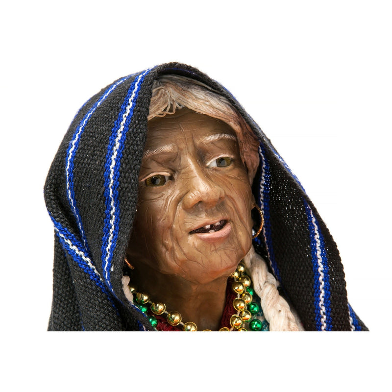 Vendedora de Xempatzuchil / Wax Sculpture Mexican Folk Art
