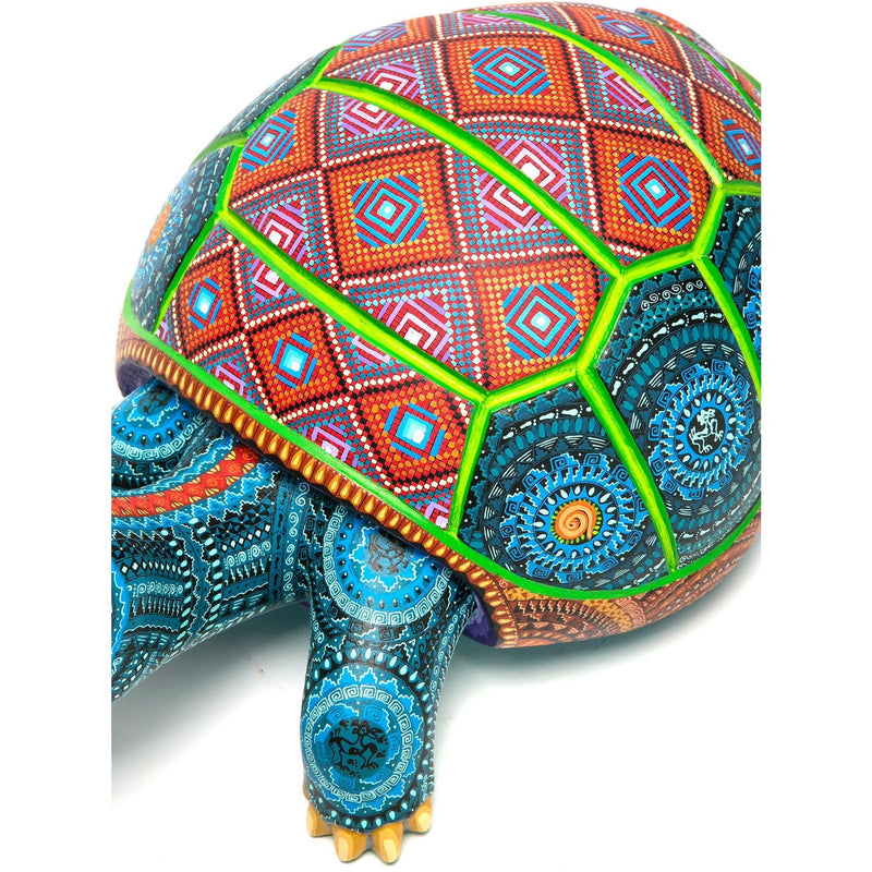 Tortuga Lomo de Diamante / Woodcarving Alebrije Mexican Folk Art Sculpture