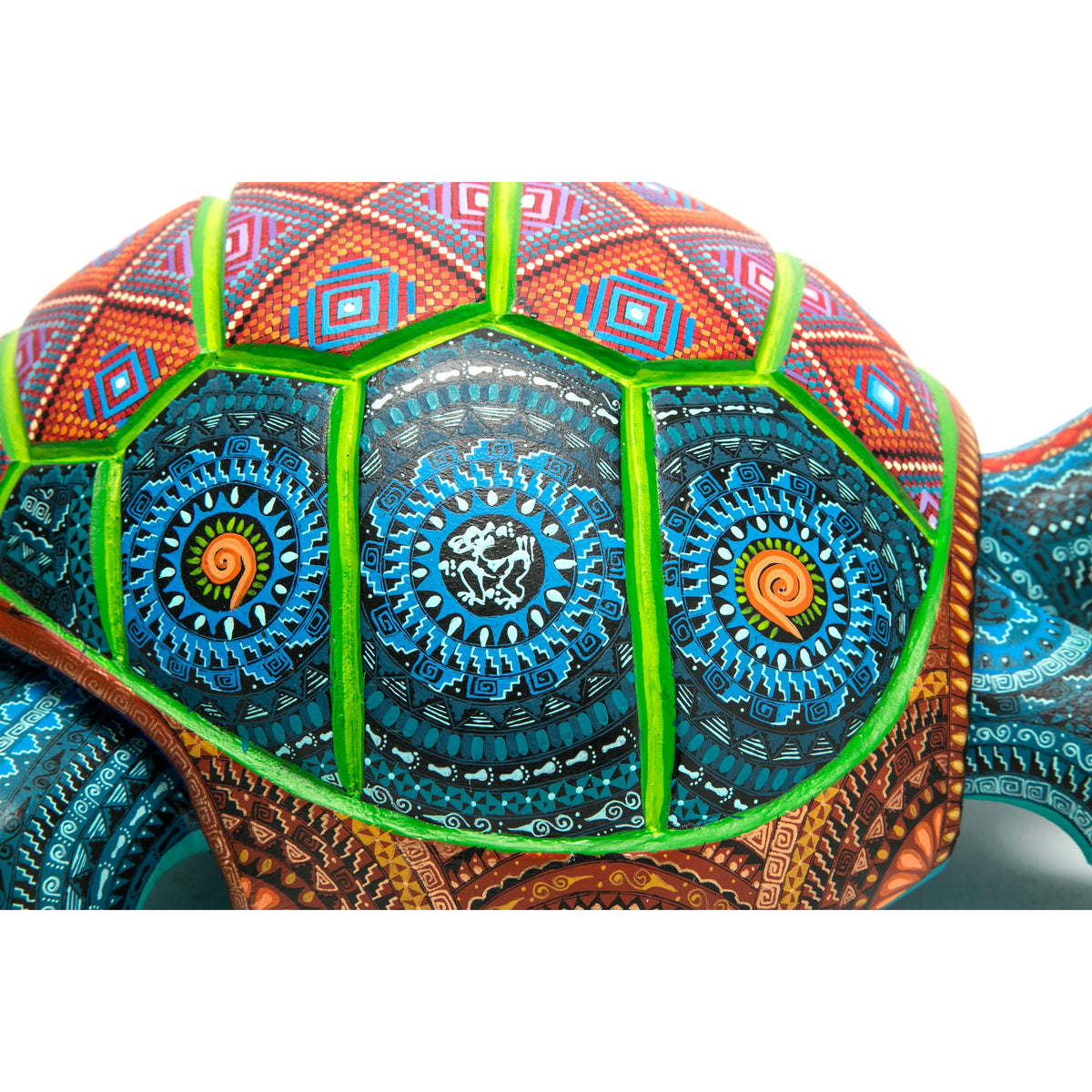 Tortuga Lomo de Diamante / Woodcarving Alebrije Mexican Folk Art Sculpture