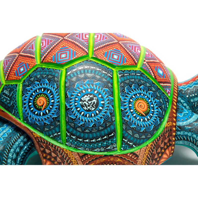 Tortuga Lomo de Diamante / Woodcarving Alebrije Mexican Folk Art Sculpture
