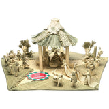 Nacimiento tejido en palma / Vegetable Fibers Mexican Folk Art Sculpture Nativity