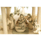 Nacimiento tejido en palma / Vegetable Fibers Mexican Folk Art Sculpture Nativity