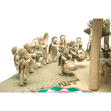 Nacimiento tejido en palma / Vegetable Fibers Mexican Folk Art Sculpture Nativity