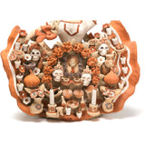 China Oaxaqueña con Altar de Muertos / Ceramics Mexican Folk Art Clay