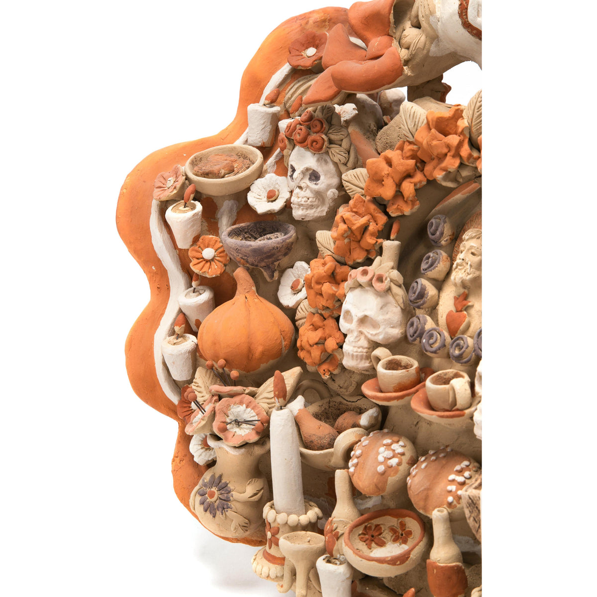 China Oaxaqueña con Altar de Muertos / Ceramics Mexican Folk Art Clay