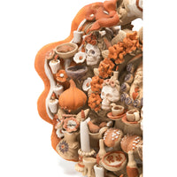 China Oaxaqueña con Altar de Muertos / Ceramics Mexican Folk Art Clay