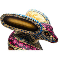Conejo Zapoteco / Woodcarving Alebrije Mexican Folk Art Sculpture