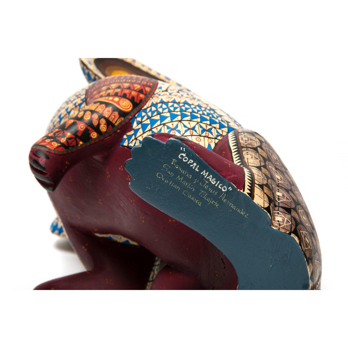 Conejo Zapoteco / Woodcarving Alebrije Mexican Folk Art Sculpture