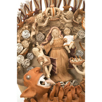 El Bien contra el Mal / Ceramics Mexican Folk Art Clay