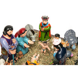 Nacimiento de Guerrero / Woodcarving Lacquer Mexican Folk Art Nativity