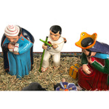 Nacimiento de Guerrero / Woodcarving Lacquer Mexican Folk Art Nativity
