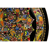 Batea Oro / Woodcarving Lacquer Mexican Folk Art