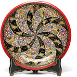 Batea Perfilada / Woodcarving Lacquer Mexican Folk Art