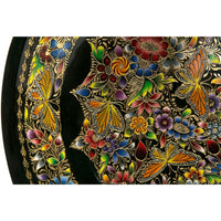 Batea Oro / Woodcarving Lacquer Mexican Folk Art