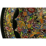 Batea Oro / Woodcarving Lacquer Mexican Folk Art