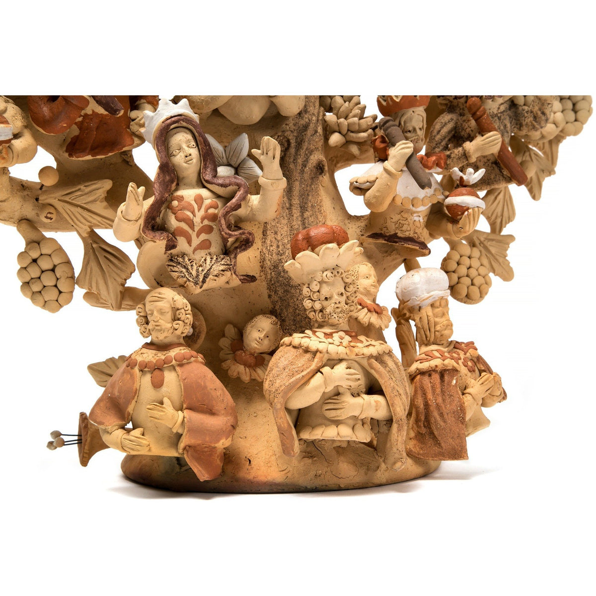 Arbol Dominico / Ceramics Mexican Folk Art Clay Tree of Life