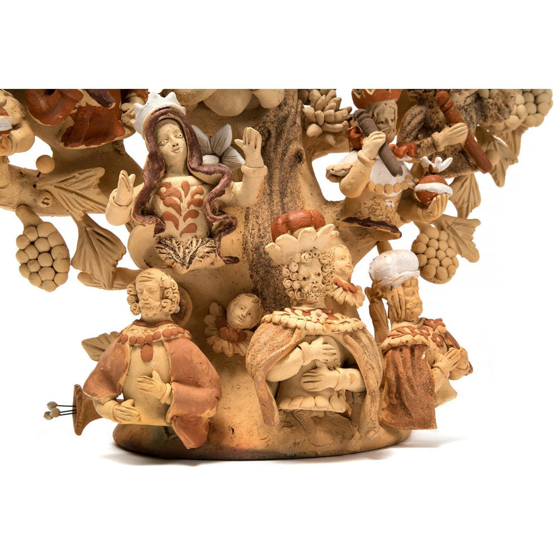 Arbol Dominico / Ceramics Mexican Folk Art Clay Tree of Life