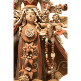 Virgen del Rosario / Ceramics Mexican Folk Art Clay
