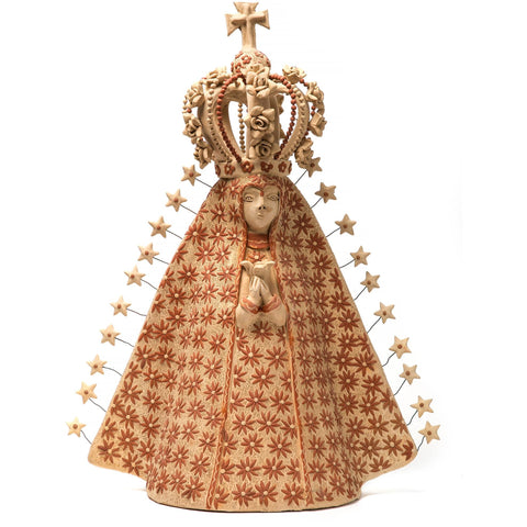 Virgen de la Soledad / Ceramics Mexican Folk Art Clay