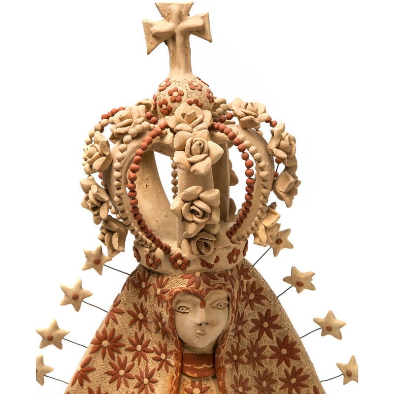 Virgen de la Soledad / Ceramics Mexican Folk Art Clay
