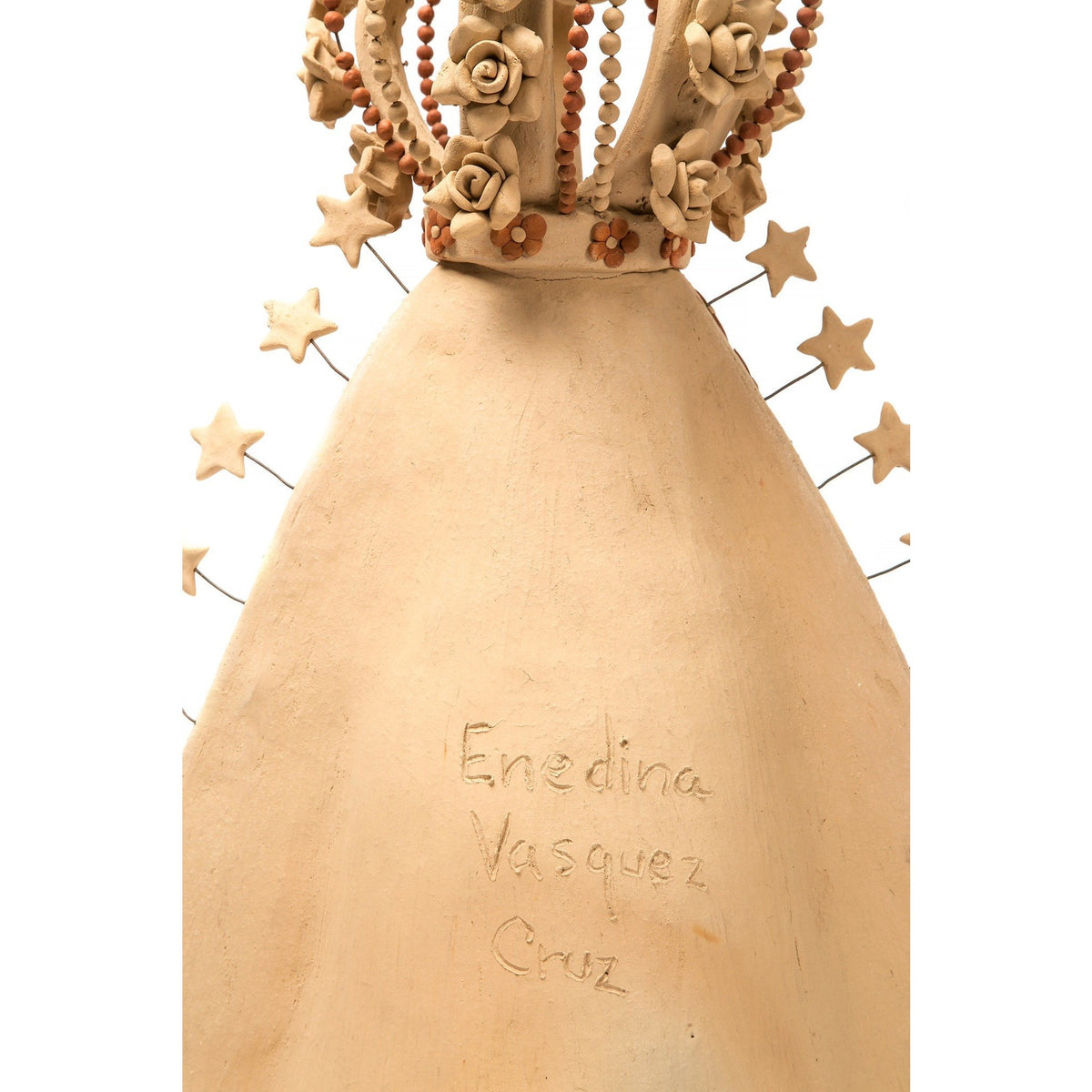 Virgen de la Soledad / Ceramics Mexican Folk Art Clay