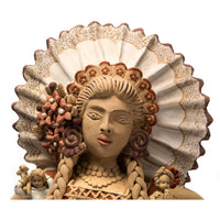 Tehuana con Nacimiento / Ceramics Mexican Folk Art Clay Nativity