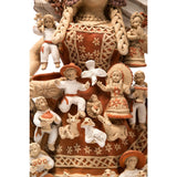 Tehuana con Nacimiento / Ceramics Mexican Folk Art Clay Nativity