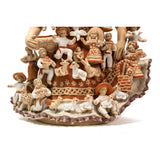 Tehuana con Nacimiento / Ceramics Mexican Folk Art Clay Nativity