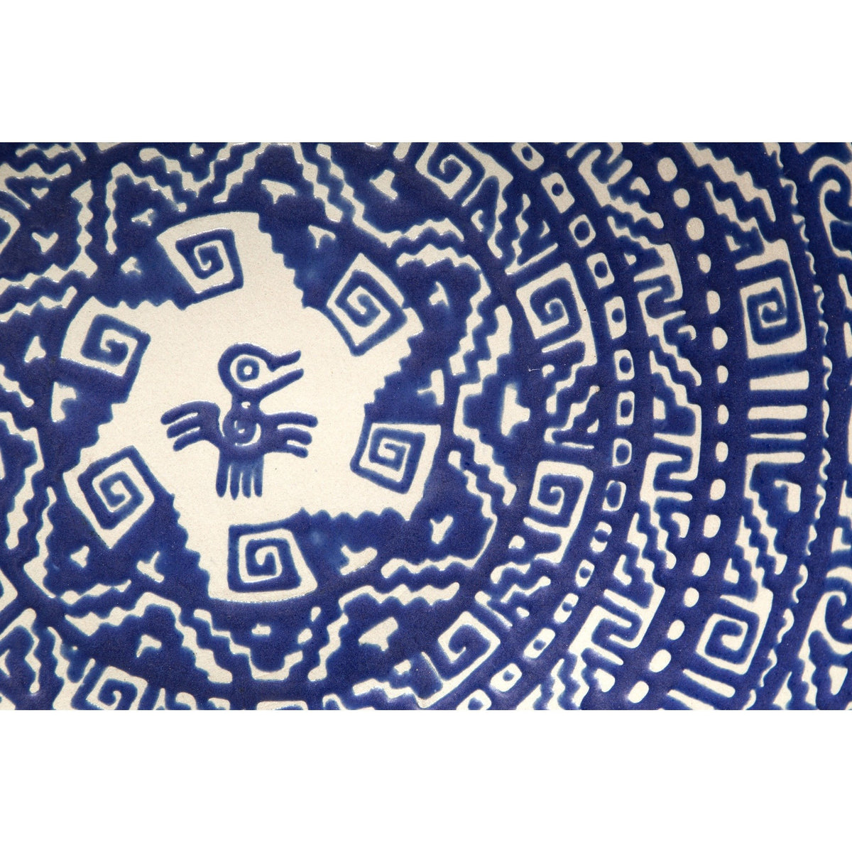 Fuente de Grecas Prehispanicas / Ceramics Mexican Folk Art Clay