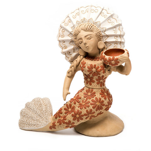 Sirena / Ceramics Mexican Folk Art Clay