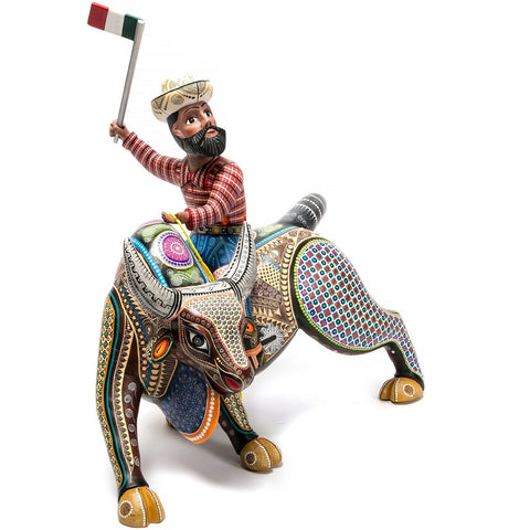 El Jinete / Woodcarving Mexican Folk Art Sculpture