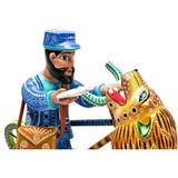 Cartero / Woodcarving Mexican Folk Art Sculpture