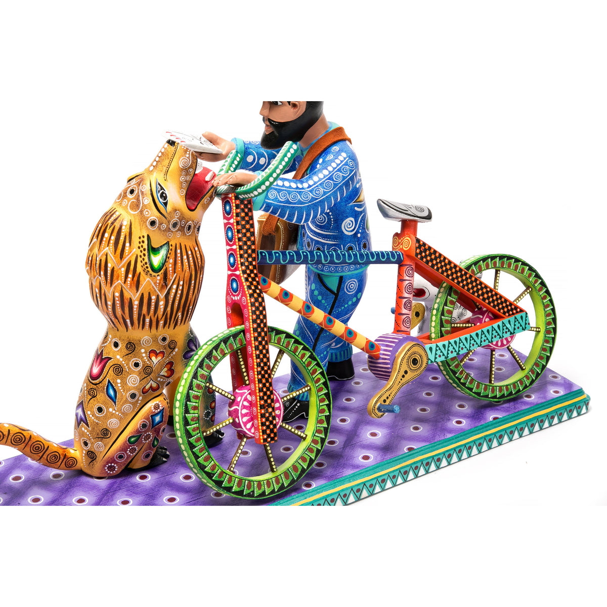 Cartero / Woodcarving Mexican Folk Art Sculpture